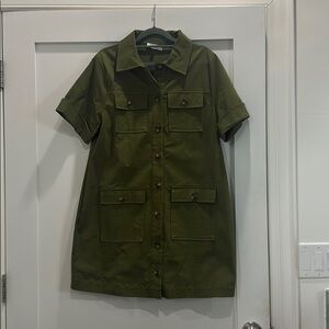 THML Green Surplus Dress